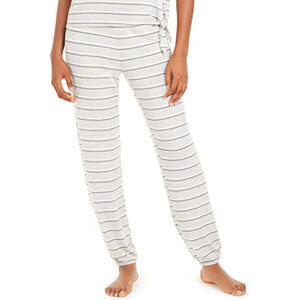 Alfani Intimates Gray Striped Sleepwear Pants Size: XL